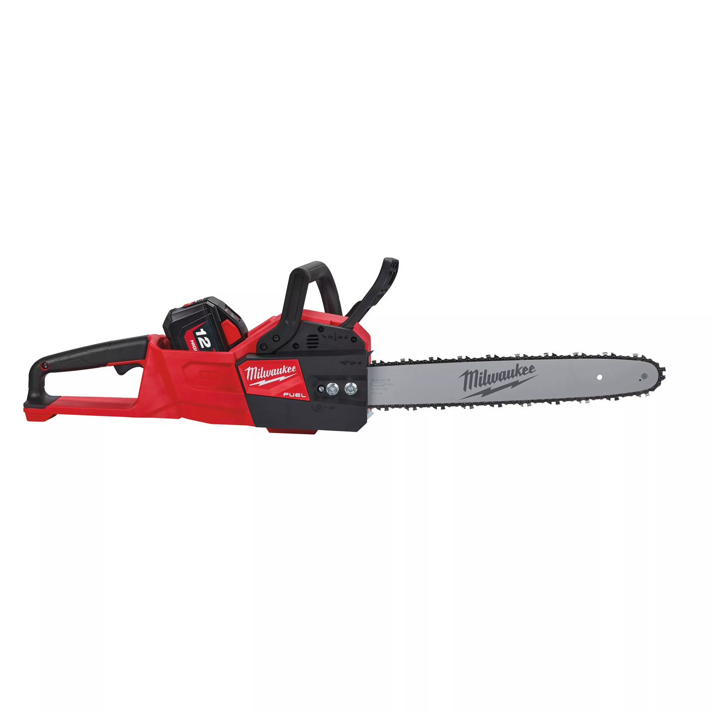 Elettrosega a batteria M18 FUEL™ MILWAUKEE con motore brushless e pacco batteria redlithium