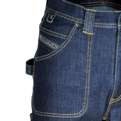 JEANS SPECIAL YARS PAMPLONA COFRA CON 1 tasca laterale porta attrezzi, 2 tasche anteriori, 2 tasche posteriori e anello portamartello