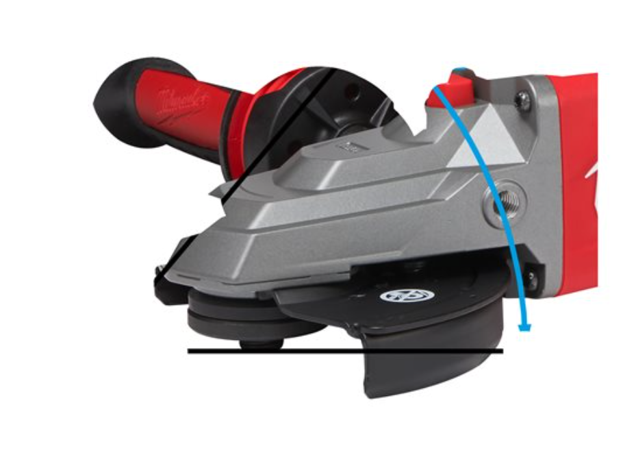 M18 FSAGF125XPDB-0X | SMERIGLIATRICE ANGOLARE 125 MM A TESTA PIATTA CON INTERRUTTORE A SLITTA E FRENO M18 FUEL™