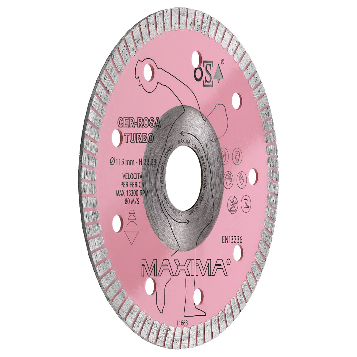 Dischi Diamantati per Ceramica - Cer Rosa Turbo