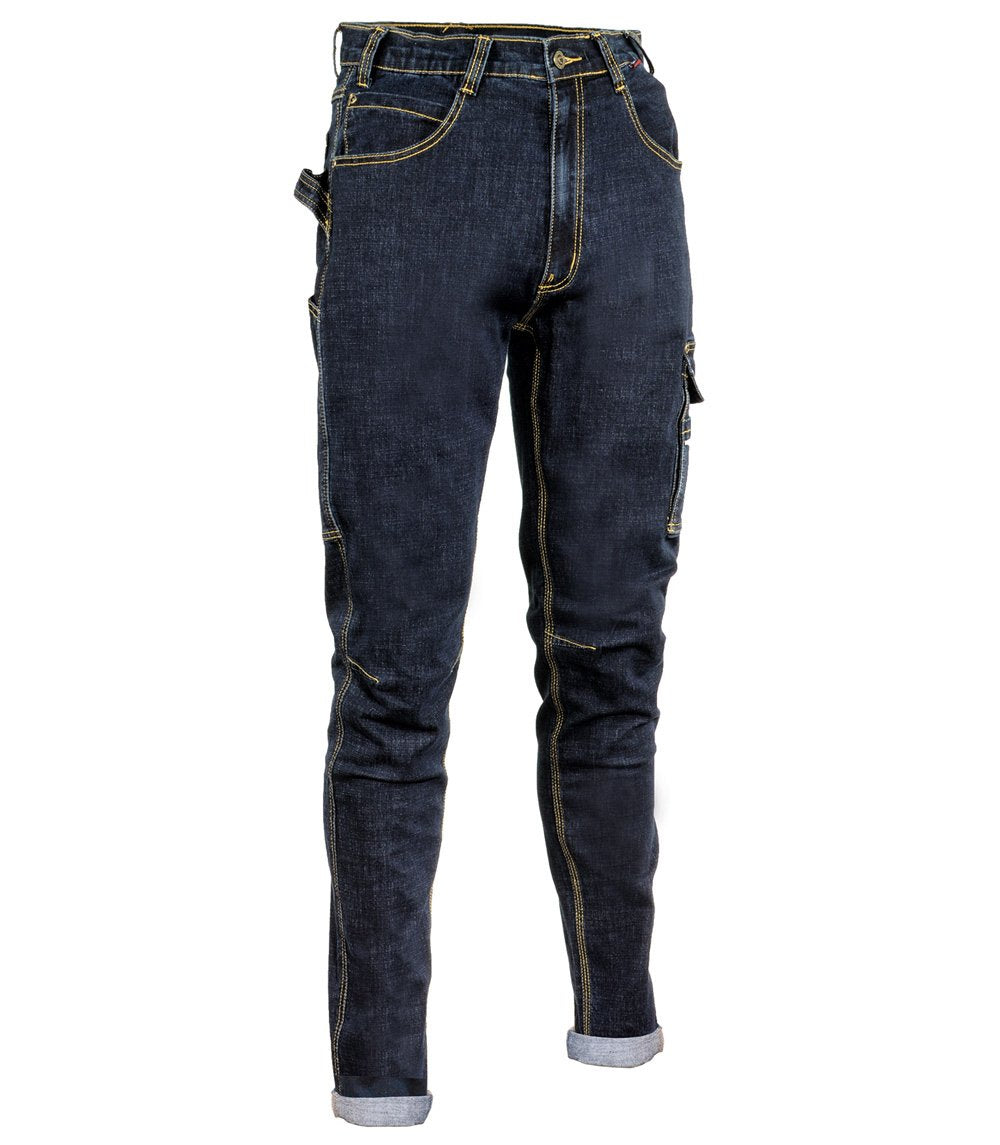 Pantaloni da lavoro cabries cofra con  2 tasche sul davanti, 2 tasche sul retro e un anello portamartello