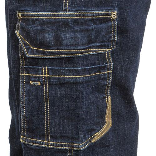 Pantaloni da lavoro cabries cofra con 2 tasche sul davanti, 2 tasche sul retro e un anello portamartello