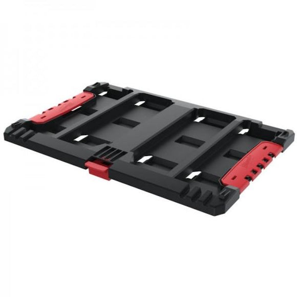 Adattatore packout milwaukee con sistema per agganciare le valigette Heavy Duty al sistema PACKOUT 
