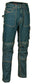 Jeans da lavoro functional BARCELONA con 1 tascone porta attrezzi sulla gamba sinistra, 2 tasche sul davanti, 2 tasche sul retro e un anello portamartello.