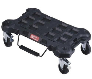 trolley piatto packout milwaukee con con sistema di  bloccaggio ruote 